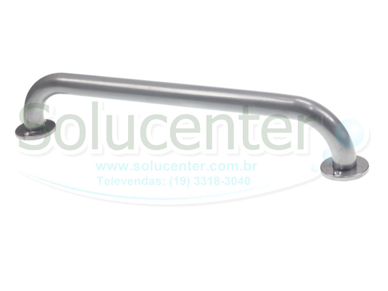 Barra de Apoio para Banheiro Alumínio Reta 40cm - 53.037
